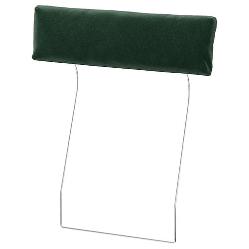 VIMLE - Headrest cushion cover, Djuparp dark green ,