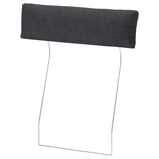 Ikea VIMLE - Headrest cushion cover, Hillared anthracite ,