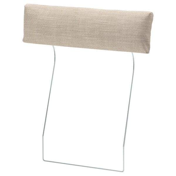 VIMLE - Headrest cushion cover, Hillared beige , - best price from Maltashopper.com 30517285