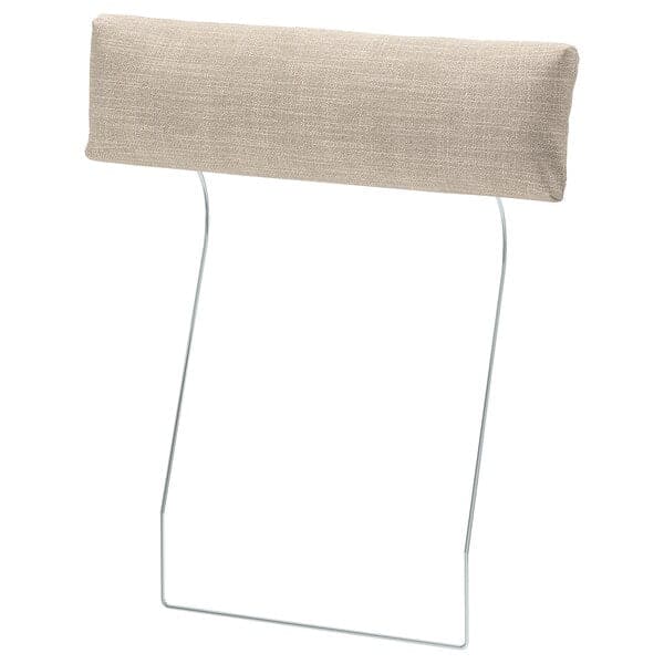 Ikea VIMLE - Headrest cushion cover, Hillared beige ,