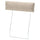 VIMLE - Headrest cushion cover, Hillared beige ,