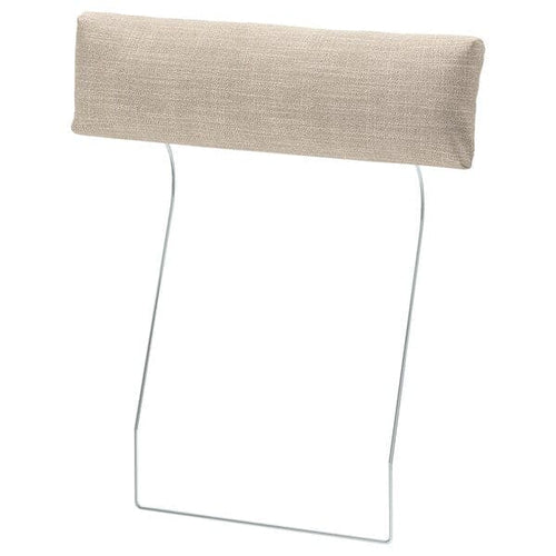 VIMLE - Headrest cushion cover, Hillared beige ,