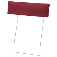 VIMLE - Headrest cushion cover, Lejde red/brown , - best price from Maltashopper.com 70517288