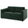 VIMLE cover for 2-seat sofa, Djuparp dark green