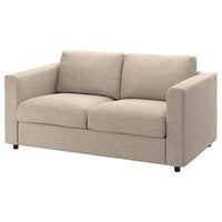 VIMLE - 2-seater sofa cover, Hillared beige , - best price from Maltashopper.com 99434301