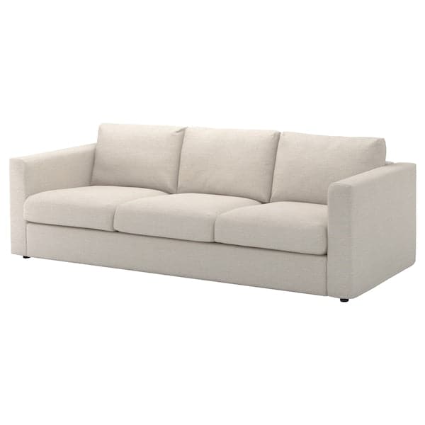 VIMLE 3 seater sofa cover - Gunnared beige , - best price from Maltashopper.com 19399306