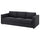 VIMLE cover for 3-seat sofa, Hillared anthracite