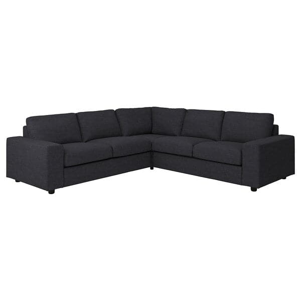 Ikea VIMLE - Corner sofa cover, 4-seater, with wide armrests/Hillared anthracite ,