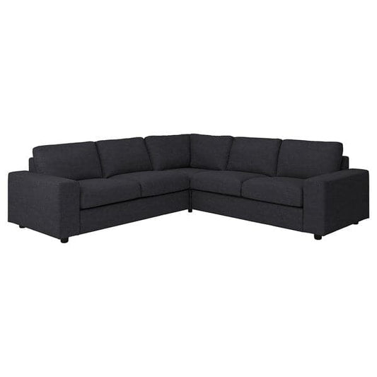 Ikea VIMLE - Corner sofa cover, 4-seater, with wide armrests/Hillared anthracite ,