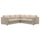 VIMLE - Corner sofa cover, 4 seater, Hillared beige ,