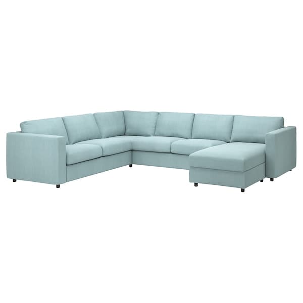 VIMLE - Corner sofa cover, 5-seater , - best price from Maltashopper.com 29424254