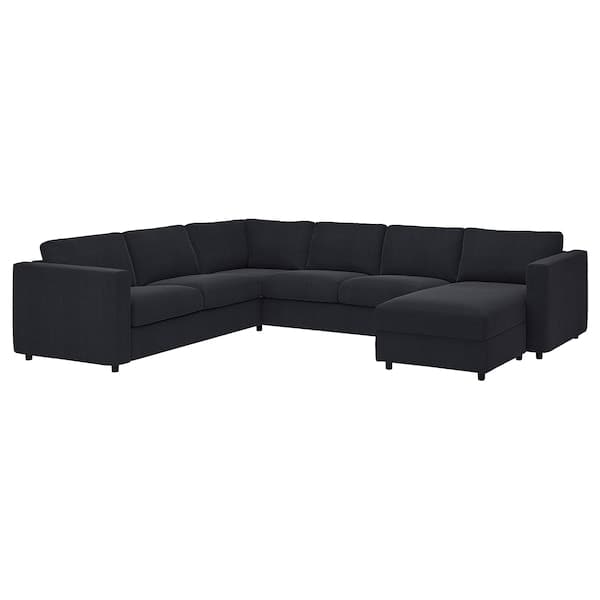 VIMLE - Corner sofa cover, 5-seater , - best price from Maltashopper.com 59424257