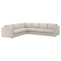 VIMLE - Corner sofa cover, 5-seater , - best price from Maltashopper.com 09399552