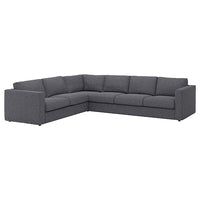 VIMLE - Corner sofa cover, 5-seater , - best price from Maltashopper.com 19399556