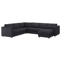 VIMLE - Corner sofa cover, 5-seater - best price from Maltashopper.com 79434335