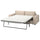 VIMLE - 2-seater sofa bed cover, with wide armrests/Hillared beige ,