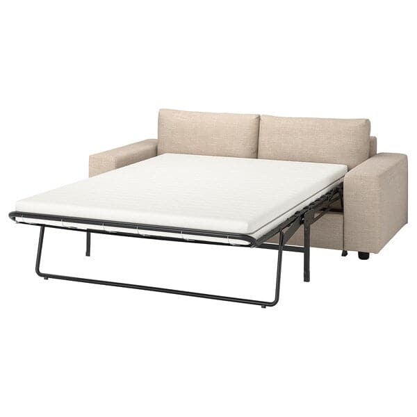 Ikea VIMLE - 2-seater sofa bed cover, with wide armrests/Hillared beige ,