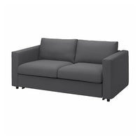 VIMLE cover for 2-seat sofa-bed, Hallarp grey