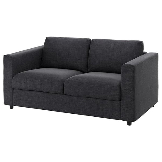 Ikea VIMLE - Cover for 2-seater sofa bed, Hillared anthracite ,