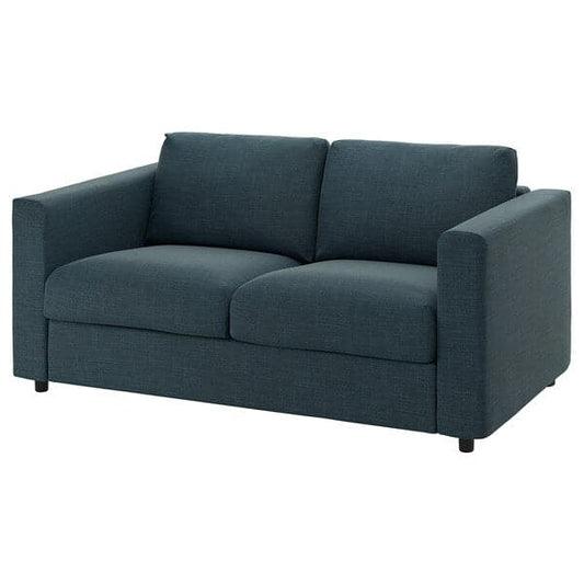 Ikea VIMLE - 2-seater sofa bed cover, Hillared dark blue ,