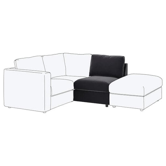 Ikea VIMLE - Lining for 1-seater element, Djuparp dark grey ,