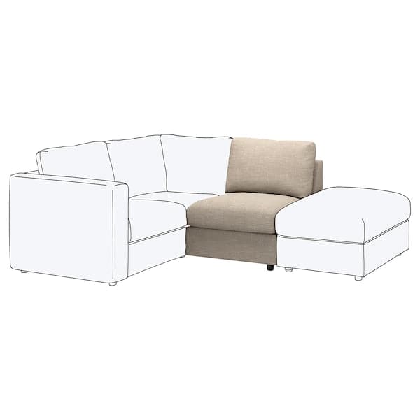 VIMLE - Lining for 1-seater element, Hillared beige ,