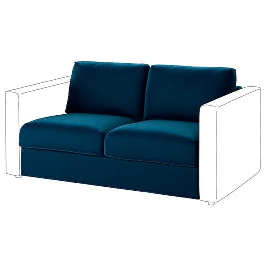 Ikea VIMLE - Lining for 2-seater element, Djuparp green-blue ,