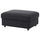 VIMLE cover for footstool with storage, Hillared anthracite