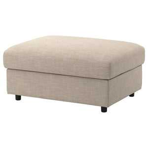 Ikea VIMLE - Footrest/container cover, Hillared beige ,