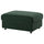 VIMLE footstool with storage, Djuparp dark green, 98x73 cm