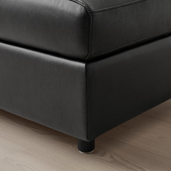 VIMLE Footrest with container - Grann/Bomstad black - best price from Maltashopper.com 60465384