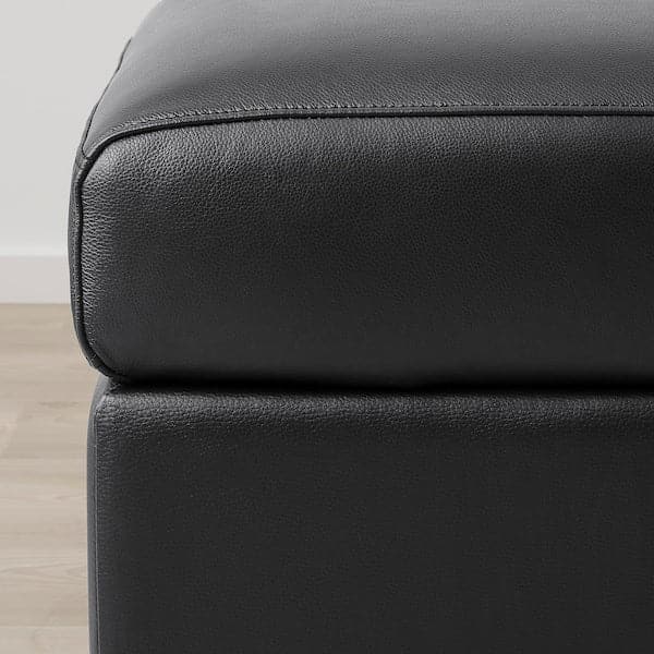 Ikea VIMLE Footrest with container - Grann/Bomstad black