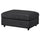 VIMLE footstool with storage, Grann/Bomstad black, 98x73 cm
