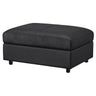 VIMLE footstool with storage, Grann/Bomstad black, 98x73 cm