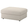 VIMLE footstool with storage, Gunnared beige, 98x73 cm