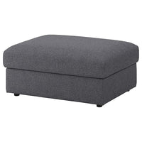 VIMLE Footrest with container - Smoke grey Gunnared , - best price from Maltashopper.com 19392588