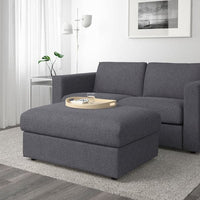 VIMLE Footrest with container - Smoke grey Gunnared , - best price from Maltashopper.com 19392588