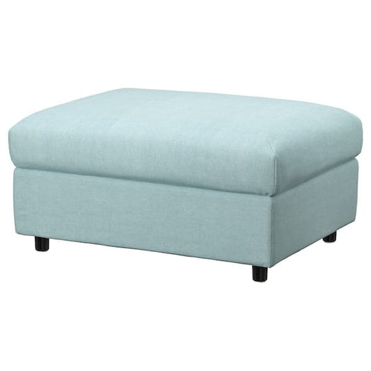 Ikea VIMLE Footrest with container - Saxemara blue ,