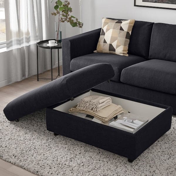 Ikea VIMLE - Footstool with Storage Unit ,