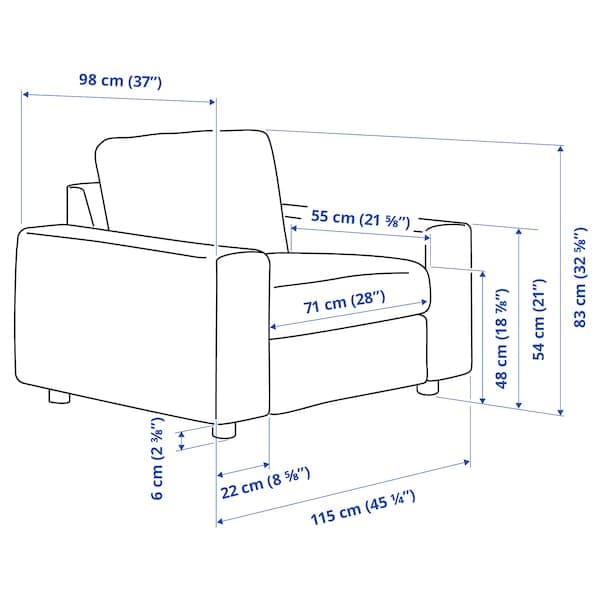 Ikea VIMLE - Armchair ,