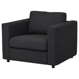 VIMLE armchair, Hillared anthracite, 101x83x98 cm