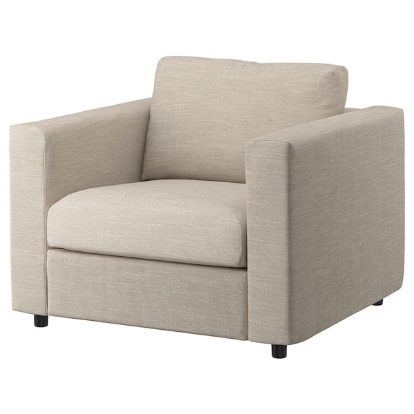 Ikea VIMLE - Armchair, Hillared beige ,