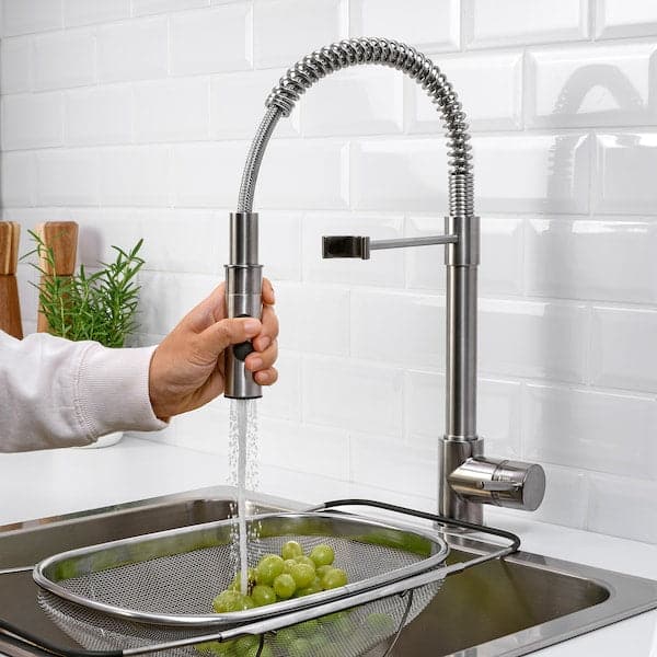 Ikea VIMMERN - Sink mixer with hand shower, stainless steel colour ,