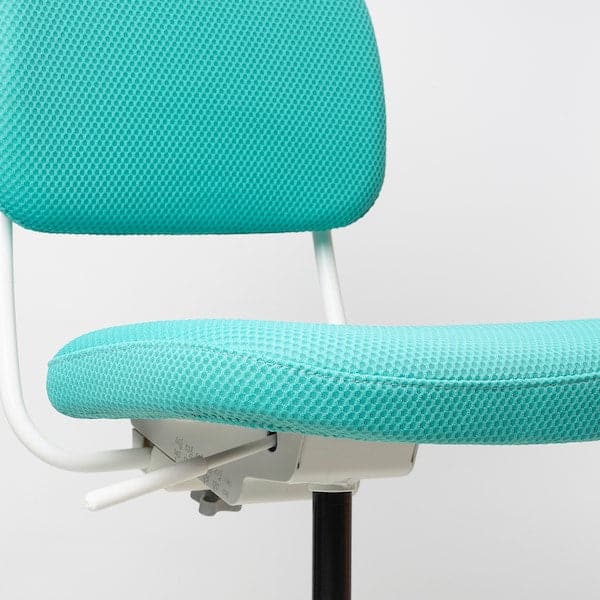 Ikea VIMUND - Children's desk chair, turquoise ,