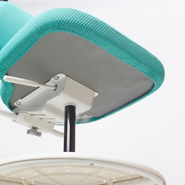 Ikea VIMUND - Children's desk chair, turquoise ,