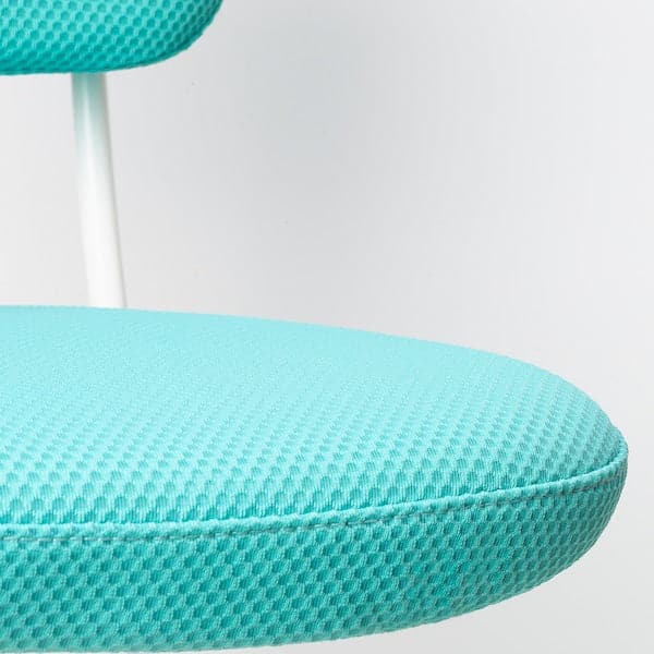 Ikea VIMUND - Children's desk chair, turquoise ,
