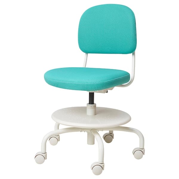 Ikea VIMUND - Children's desk chair, turquoise ,