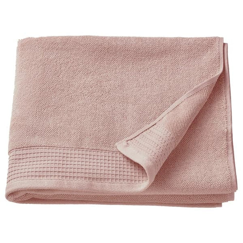 VINARN - Bath towel, light pink, 70x140 cm