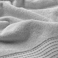 VINARN - Bath sheet, light grey, 100x150 cm - best price from Maltashopper.com 60521219