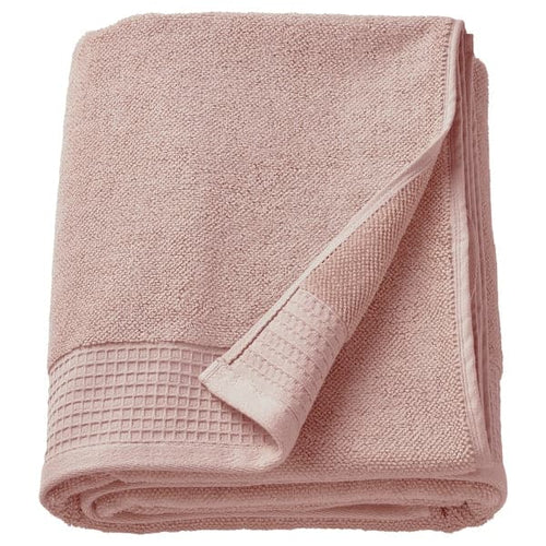 VINARN - Bath sheet, light pink, 100x150 cm